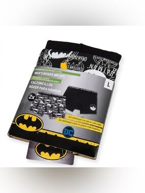 Batman Mens Boxer Briefs 2 pack L NWT